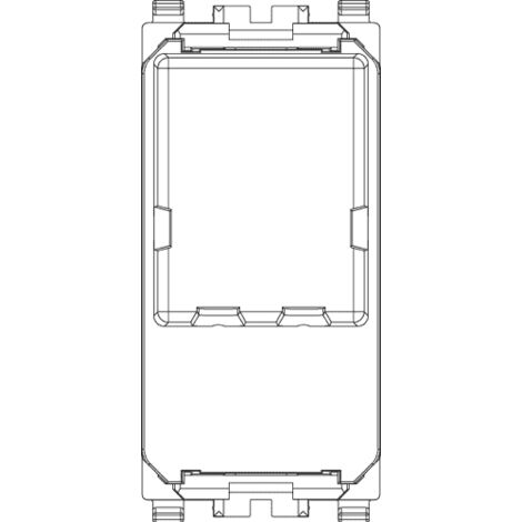 Presa RJ45 netsafe Cat5e UTP Vimar arkè grigio 19339.11