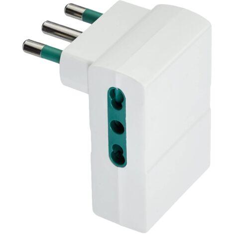 Adattatore Vimar Spine e prese Adattatori 3 uscite bianco RI.00311.B (1/2)