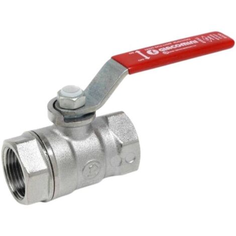 Valvola a sfera Giacomini F/F 3/4 maniglia a leva rossa R250X004