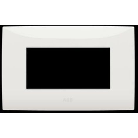 Placca 4 moduli colore bianco abb chiara 2csk0401ch (1/4)
