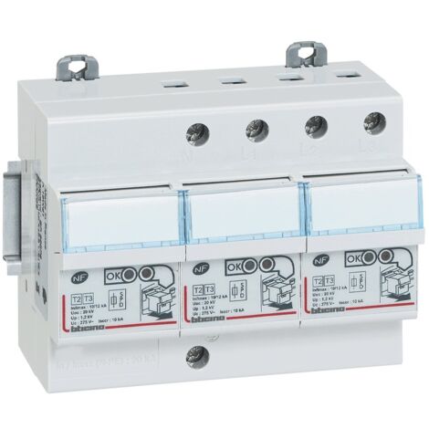 Scaricatore di sovratensione Bticino autoprotetto 10kA 3P+N F10HP4
