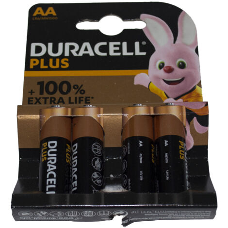FRATELLI VITALE - DURACELL pila alcalina serie plus  4pz 1,5v