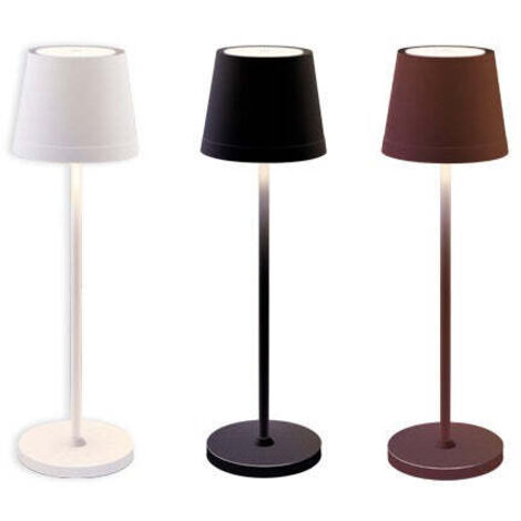 Lampada da Tavolo a batteria Century Lume Plus 2,2W 2700K Corten LMPC-023827