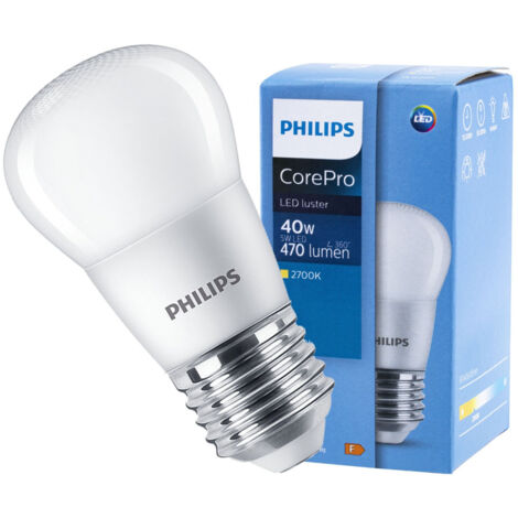 Lampadina Sfera LED Philips 2,8W 2700K attacco E27 CORELUS25G2 (1/5)