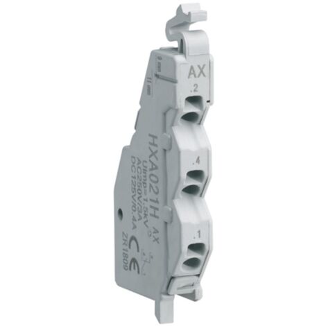 Contatto ausiliario Hager 1NA+1NC per interruttori scatolati X160-X250 HXA021H