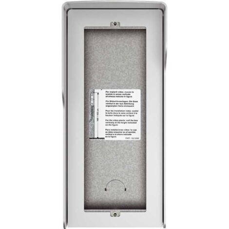 Bticino scatola fuori muro 3 moduli con tetto antipioggia integrato finitura Allmetal 350631 (1/4)