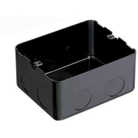Scatola per torretta POP‑UP Bticino in metallo 4M Nero 150640NL