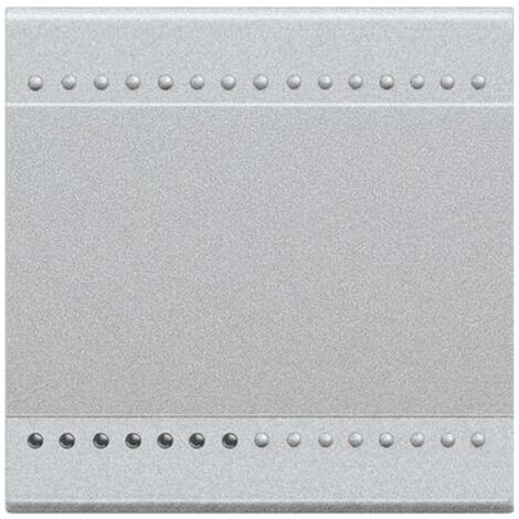 Copritasto Bticino Living light neutro 2 moduli Grigio NT4915M2N