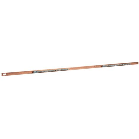Barra In Rame Hager Sezione 12X6 con morsettiera di terra L750 UC978