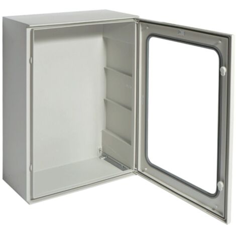 Quadro elettrico in poliestere Hager Orion Plus 80X60X30 porta in vetro IP65 FL279B
