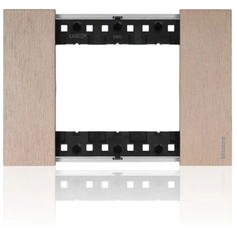 Placca Bticino Living Now 3 moduli rame KA4803ZM