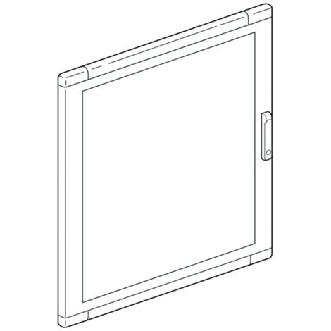 Porta in vetro Bticino per quadri da parete e incasso SDX IP43 94520VE