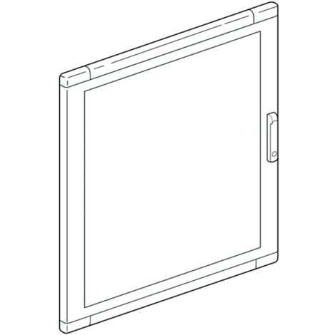 Porta in vetro Bticino per quadri da parete e incasso SDX IP43 94530VE