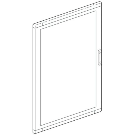 Porta in vetro Bticino per quadri da parete e incasso SDX IP43 94550VE