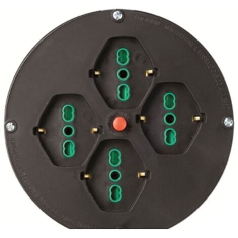 Disco di ricambio Fanton Ø 145 mm con 4 prese bipasso schuko 01906