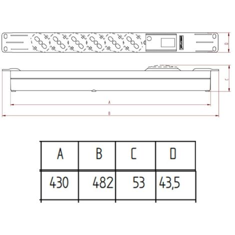 Multipresa scarpetta Fanton 6 prese bipasso schuko 23202