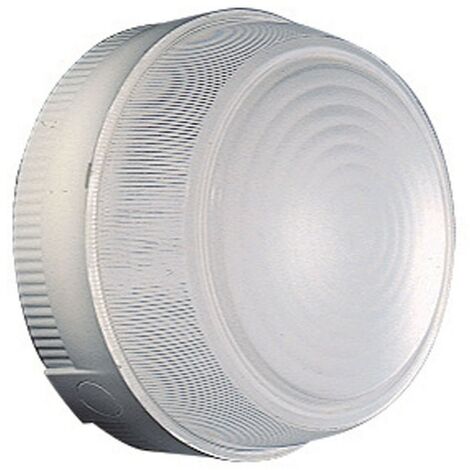 Plafoniera Tonda Gewiss diametro 180mm E27 IP44 grigia GW80651