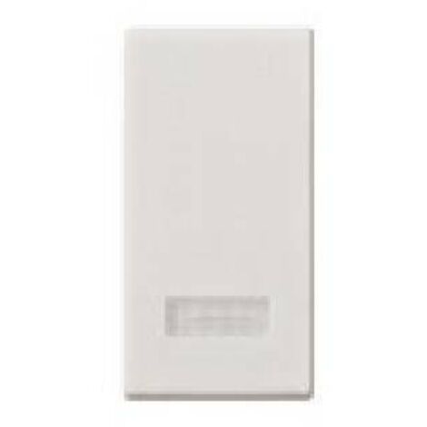 Tasto intercambiabile Vimar Plana con diffusore illuminabile bianco 14026
