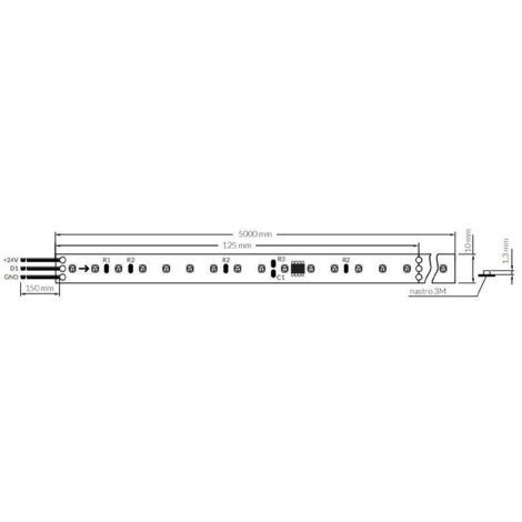 Strip Striscia LED Ledco 60W 4000K IP20 5 metri 24V