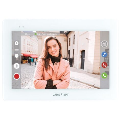 Videocitofono vivavoce Bpt Came WIFI XTS 7 pollici Bianco 840CH-0030