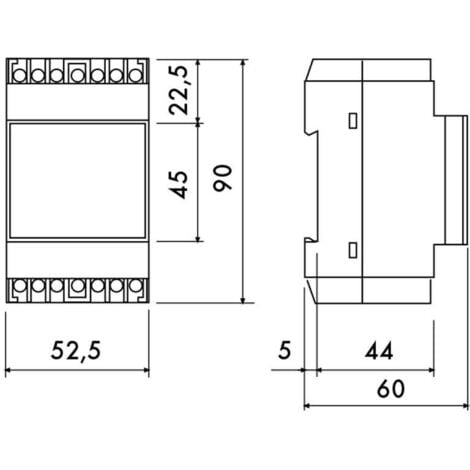 Trasformatore modulare 24VA 230 12-12-24V - PER 1TDTR024/DDV