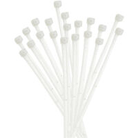 Fascette di cablaggio Elematic plastica 140x3,5mm 100 pezzi bianche 5209C