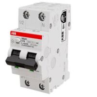 Magnetotermico differenziale Abb 16A 1P+N 30MA AC 6KA 2M DS201C16AC30