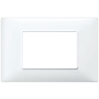 PLACCA 7 MODULI ALLUMINIO SPAZZOLATO IN METALLO VIMAR PLANA 14657.81