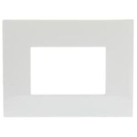 Placca 3 Moduli Colore bianco ABB serie Chiara 2CSK0301CH