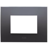 Placca 3 moduli colore vulcano abb chiara 2csk0304ch