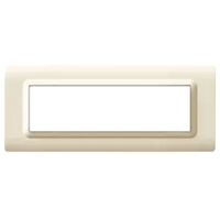 Placca Ave SISTEMA 44 tecnopolimero sabbia 7 moduli 44PY07SA