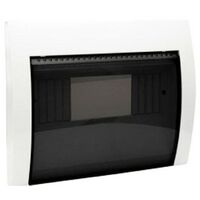Coperchio Ave 8 moduli con portello fumè colore bianco 53T08BG