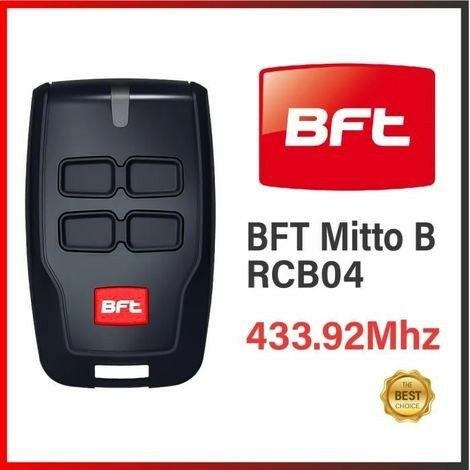 BFT Pour bft B RCB02 RCB04 Remplacement Garage Portail Télécommande Roulant Code Fob 