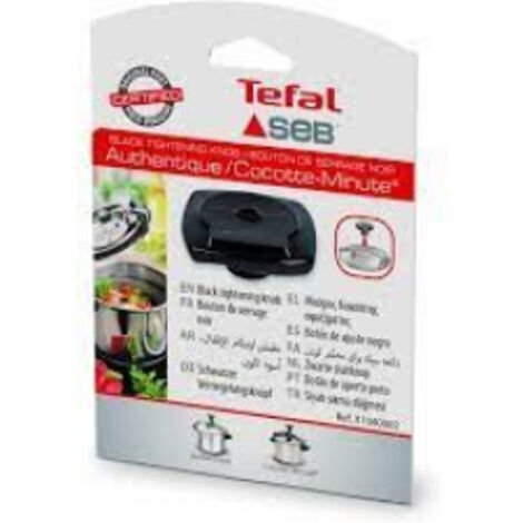 Bouton De Serrage Noir Pour Cocotte-minute SEB - Pièce De Rechange Modèle X1040002 / 790071