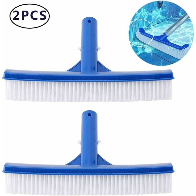 2PCS Durable Plastic Swimming Pool Wall Brush für die Reinigung des Swimmingpools Wand im Wellnessbereich Badezimmer