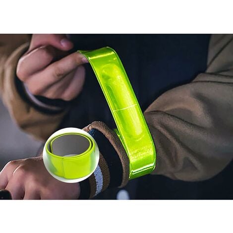 PCS Reflektierendes Armband, Reflektierende Bänder, Reflektierende  Armbänder, Reflektierendes Sicherheits-Snap-Armband, Unser Gehen, Wandern,  Joggen