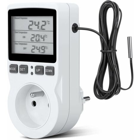 Xavax Raumthermostat Steckdosen-Thermostat, für Infrarotheizung