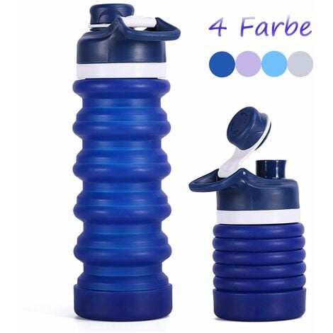 Zusammenklappbare Wasserflaschen, faltbar, BPA-frei
