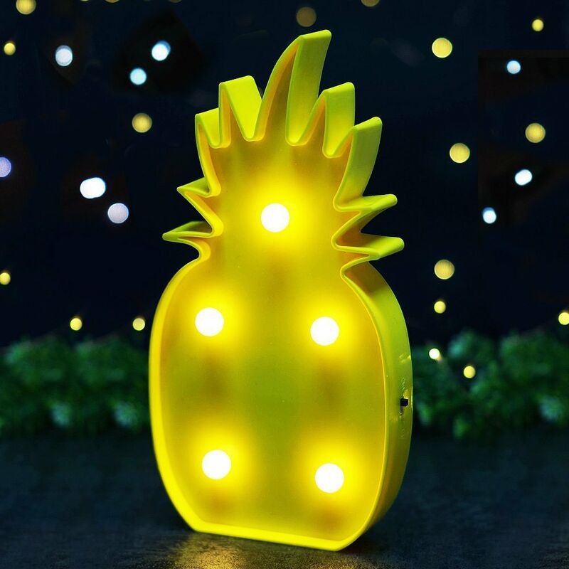 3D Ananas Lampe LED Fruit Cadeau Idée Enfant Chambre 3D Illusion