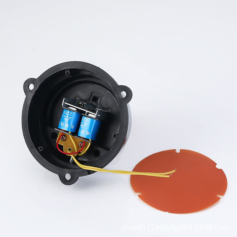 Sonnette électrique en acier inoxydable de 4 pouces, type électrique à  sonnerie interne anti-étincelles 220V 10W, pour signaux sonores et alarmes  dans