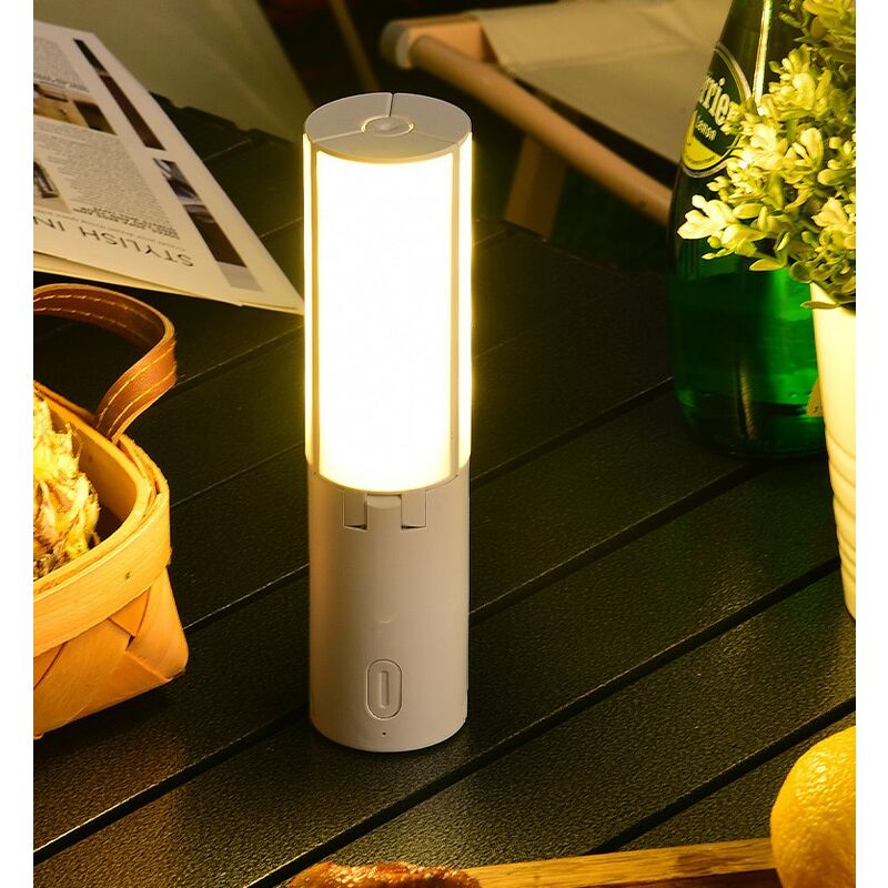 Lanterne Camping Rechargeable, Blukar Lampe Camping LED  Rechargeable-Lumière Blanche Chaude 3000K, Luminosité Réglable 3 Modes -  AliExpress