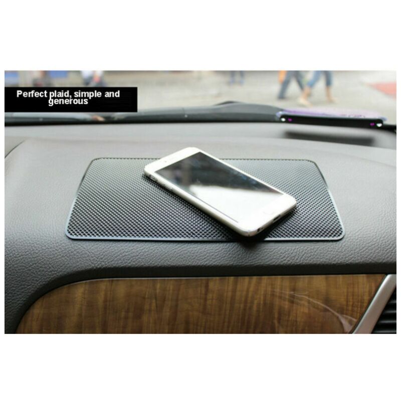 Tapis en PVC Auto antidérapant pour tableau de bord de voiture, 27x15CM,  coussin de Gel collant