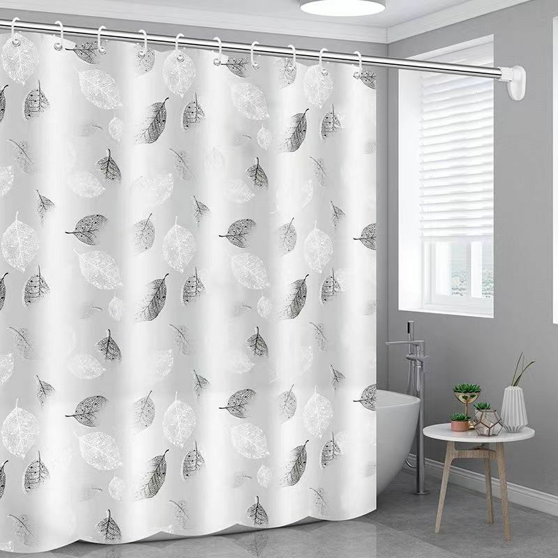 Douceur d'intérieur rideau de douche avec crochets 180 x 200 cm polyester  imprime cocoty des. place : : Cuisine et Maison