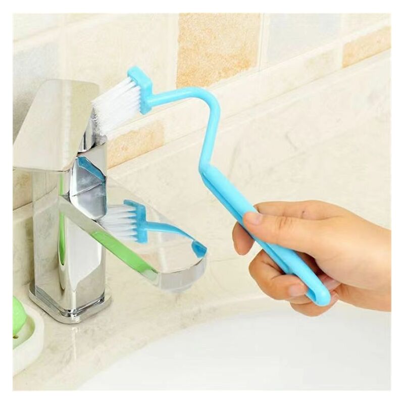 Brosse Nettoyage Salle De Bain, Brosse De Toilette, Brosse De Toilette En  Plastique En Forme De V 6pcs, Utilise Pour Nettoyer Les Toilettes Et Les  Coi