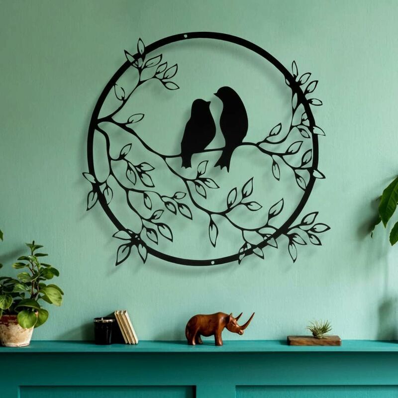 Sticker mural Oiseaux dans un cercle, Dekornik