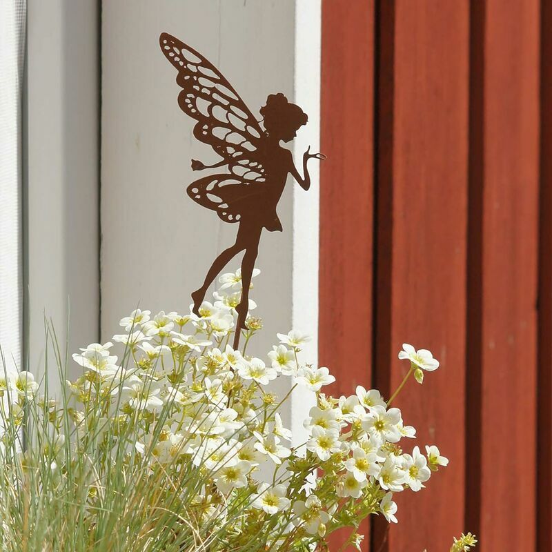 Statue féerique de fleur solaire, décoration de jardin de cour