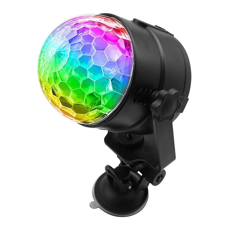 Lumières de fête Disco Ball Light, lumière LED activée par le son pour les  fêtes à la maison, anniversaire, Halloween, Noël, décorations de mariage