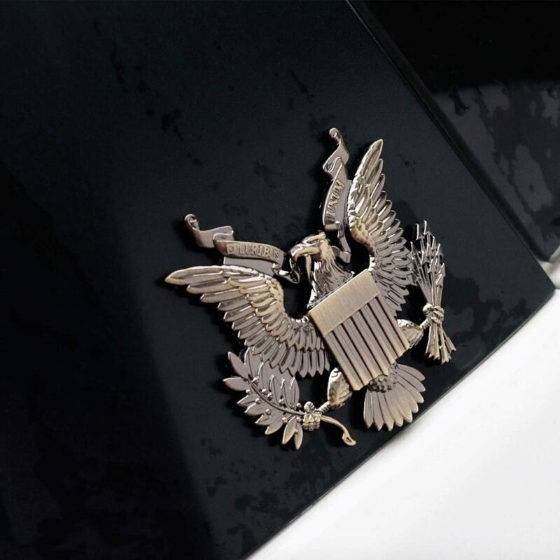 Autocollant d'emblème de voiture en métal de l'armée américaine