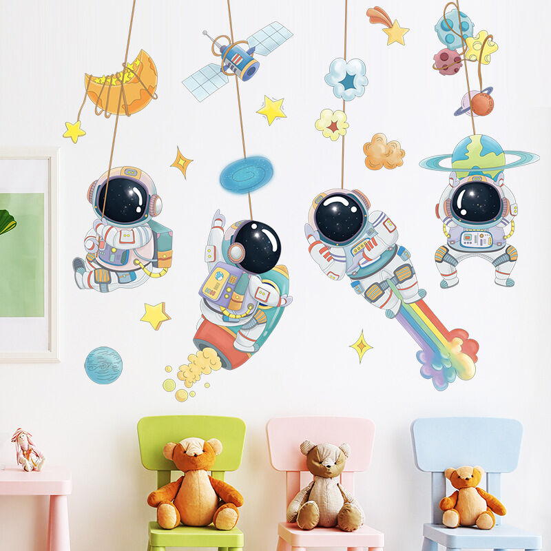 Stickers Enfant Martien dans l'espace Gali Art