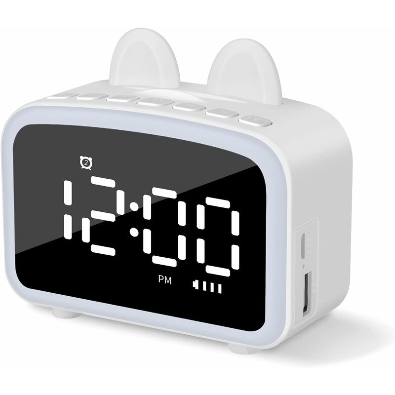 aboveClock Réveil Numérique en Bois, Réveil Matin LCD Horloge Numérique  avec Affichage Date, Température, Snooze, Rétro-éclairage, Horloge Digitale  Alimenté par Pile【3 Piles AAA Nécessaires】 : : Cuisine et Maison